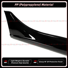 For 2023-2026 Honda Civic Type-R FL5 MU Style Gloss Black Side Skirt Extension