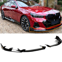 For 2024-2026 BMW G60 530i 540i i5 M Sport Gloss Black Front Bumper Lip