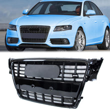 Gloss Black S4 Style Front Grille For Audi A4 S4 B8 2009–2012
