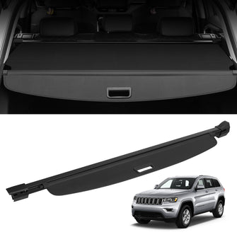 Retractable Rear Cargo Cover For Jeep Grand Cherokee 2-Row 2022–2024 Security Shield