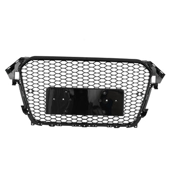 For 2013-2016 Audi A4 S4 B8.5 Honeycomb Sport Mesh RS4 Style Hex Front Grille Black