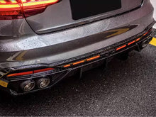 60mm Matte Carbon Fiber Exhaust Tips Muffler Tailpipe for Audi A4 A5 A6 A7