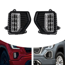 LED Fog Lights For 2019-2021 GMC Sierra 1500 Pair Fog Lamps W/ Bezels