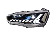 LED Headlights Assembly for Mitsubishi Lancer EVO EX 08-17 Start UP Animation