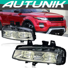 Pair DRL LED Fog Light Lamp For Land Rover Range Rover Evoque 2011-2015