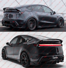 For 2025-2026 Tesla Model Y Juniper Yofer Gloss Black Rear Bumper Diffuser Kit