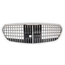 Chrome Front Bumper Grill For Mercedes Benz W223 S680 S550 S580 Sedan 2021-2024 W/ACC