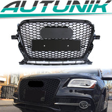 Gloss Black Honeycomb Front Mesh Grille for Audi Q5 SQ5 2013–2017