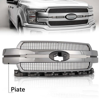 Best Deal - Front Bumper Grille Chrome For Ford F150 F-150 2018-2020 Limited Models  JL3Z8200MB