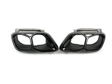 Pair Exhaust Tips Gloss Black for BMW X5 G05 X6 G06 X7 G07 M Sport 2019-2026