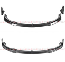 For 2017-2023 Tesla Model 3 V Style 3pc Real Carbon Fiber Front Bumper Lip Splitter