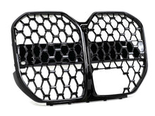 Black Diamond Front Grill Honeycomb fit for BMW G26 4 Series w/ ACC 2022-2024