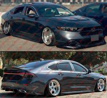 For 2023-2025 Honda Accord Yofer Black Side Skirt Extension - Meteorite Gray Trim