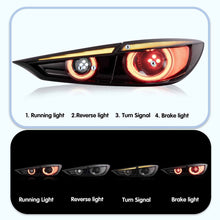 Full LED Tail Lights for Mazda 3 Axela Sedan 2014-2018 W/Sequential Signal