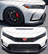For 2023-2026 Honda Civic Type-R FL5 CTM V2 Carbon Fiber Front Bumper Lip Splitter