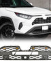 Black Front Grille Upper Grill W/Led Light Black for Toyota Rav4 TRD 2019 -2023