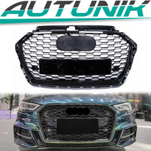 Black Honeycomb Front Grill for AUDI A3 8V S3 2017-2020 fg164