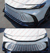 Gloss Black 3-Piece Front Bumper Lip Splitter For 2025-2026+ Toyota Camry SE XSE