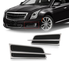 Front Bumper Fog Light Lamp Cover Grille Chrome Trim For 2013-2017 Cadillac XTS