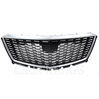 Luxury Style Front Upper Grille Chrome for Cadillac XT5 2020-2024 Non-Camera