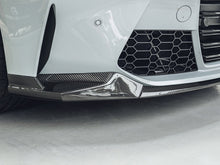 Carbon Fiber Look Front Bumper Lip for BMW M3 G80 M4 G82 2021-2024