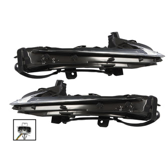 Left+Right Daytime Running Light Driving Lamp For 2014-2016 Lexus IS250 IS300 IS200t