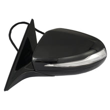 Black Left Driver Side Door Mirror w/ Blind Spot for Mercedes W222 S500 S550 S560 Sedan 2014-2020