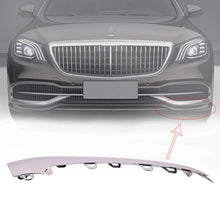 L/R Front Bumper Lip Splitter Chrome Molding Trim for Mercedes W222 S450 S560 2018-2020