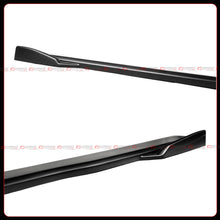 For 2024-2026 Ford Mustang S650 GT Coupe V2 Winglet Black Side Skirt Extension Splitter
