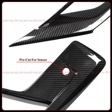 For 2022-2025 BMW X3M X4M Carbon Fiber Front Lower Grill + Side Air Duct Trim Covers