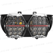 LED Double Headlight Projector Hi/Lo for Harley Road Glide 2015-2023