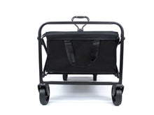 Utility Wagon Cart Trolley Handcart Foldable Black for Beach & Camping & Picnic cp11