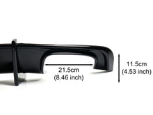 Gloss Black Rear Bumper Diffuser w/ LED Light For Audi A4 S4 B9 S-Line 2017-2019