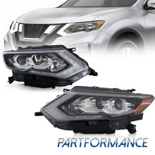 Pair LED Headlights Assembly Lamps For 2017-2020 Nissan Rogue SL SL Hybrid