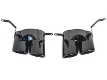 Gloss Black Rear Diffuser w/ Exhaust Tips For 2021–2024 Audi A4 B9.5