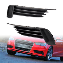 Pair Front Bumper Fog Lamp Light Grille Cover Bezel Trim For AUDI A3 2013-2017