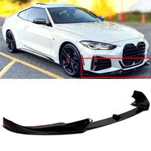 For 2021-2026 BMW G22 G23 430i M440i AC Style Glossy Black Front Bumper Lip Splitter