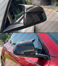 For 2025-2026+ Tesla Model Y Juniper M Style Full Carbon Fiber Side Mirror Cover Caps (Add-On/Stick On)
