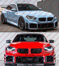 For 2023-2025 BMW G87 M2 MP Style Gloss Black Front Bumper Air Duct Vent Replacement