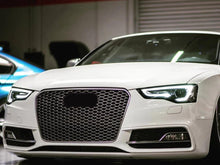For Audi B8.5 A5 S5 2013-2016 RS5 Style Front Grille Chrome (Frame + Honeycomb)