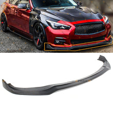 Carbon Fiber Front Bumper Lip Splitter Kit for Infiniti Q50 Base Premium 2014-2017