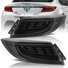 Smoked Black Tail Lights For 2022-24 Toyota GR86 Subaru BRZ LED Rear Lamps