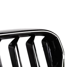 For 2021-2023 BMW 5Series G30 G31 LCI Front Bumper Kidney LED Light Grille Grill Gloss Black