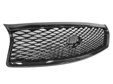 Gloss Black Front Bumper Grill Honeycomb for Infiniti Q50 2014-2017
