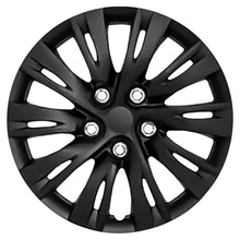 4pcs 16'' 10 Split Spoke Style Wheel Cover Hubcaps Gloss Black for Toyota Camry 2012-2014