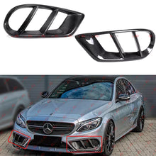 Carbon Fiber Front Bumper Air Duct Vent Cover fit for Mercedes W205 C205 C300 C400 C43 AMG 2015-2018