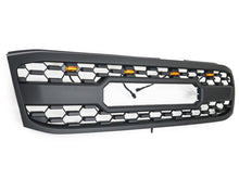 Black Front Bumper Upper Grille w/ LED Light Fit For 1998-2006 Toyota Land Crusier LC100