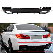 Glossy Black Style Rear Bumper Diffuser For 2017-2023 BMW G30 M550i