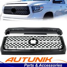 Gloss Black Fit for 2014-2021 Toyota Tundra Front Grille & Hood Bulge Molding