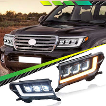 LED Headlights Assembly Sequential Front Lamps for Toyota Land Cruiser 2007-2015